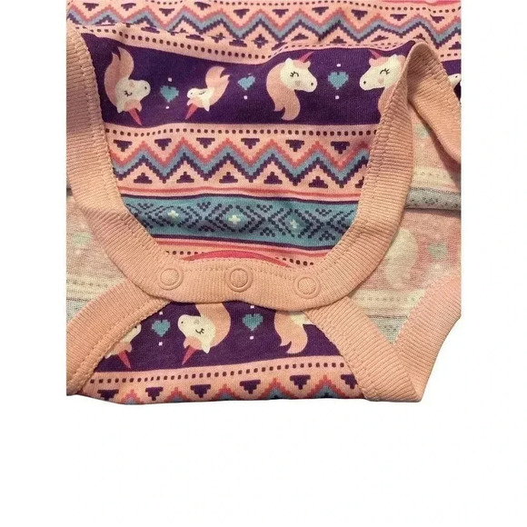 garanimals toddler girl one piece 3-6 Months Unicorn - Picture 3 of 3
